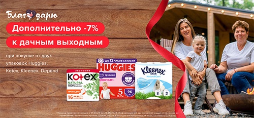 Акция  «Kotex» (Котекс) «Благодарю»